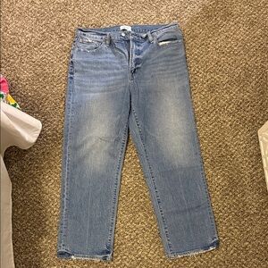 Pistola Straight Leg Blue Jeans